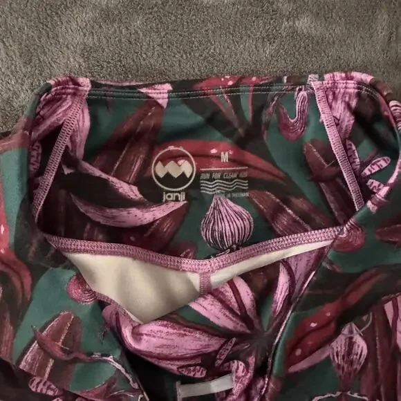 Janji Floral Print W Pace Running Shorts Size Medium - Picture 3 of 4